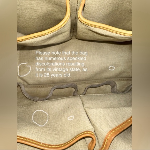 135 Louis Vuitton Monogram Deauville Handbag - Picture 14 of 16